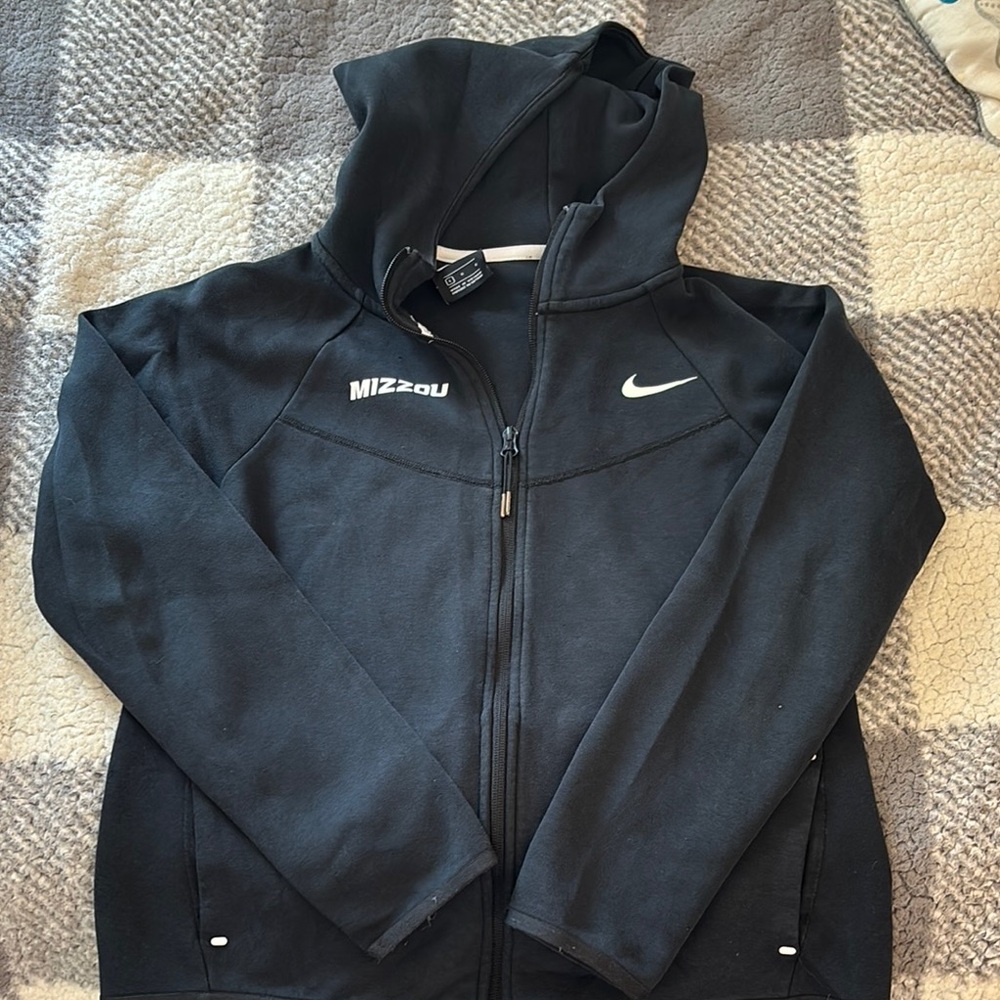 Nike Black Mizzou Full-Zip Hoodie